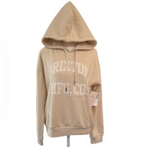 Brixton Women’s Tan Broken-In Hoodie Sweater – Size S – New